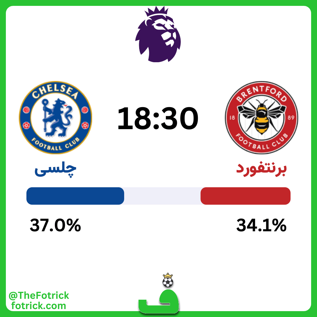 پیش بینی برنتفورد مقابل چلسی